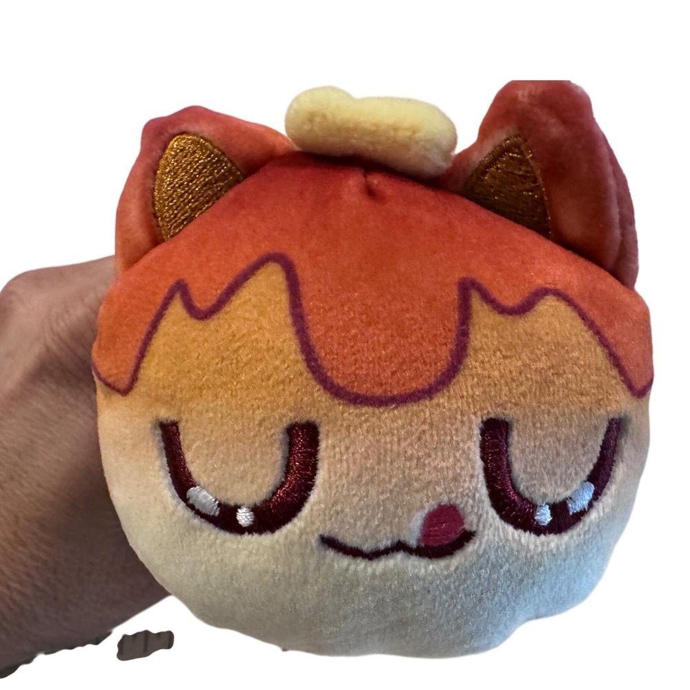 Aphmau MeeMeows Mystery Plush Pancake Cat Series 4 Food Cat 6 Inch Brown Tan